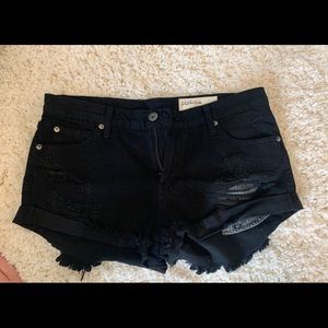 Pistola Black Jean Shorts